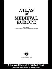 Cover of: Atlas of Medieval Europe by Angus Mackay