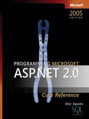 Cover of: Programming Microsoft® ASP.NET 2.0 Core Reference by Dino Esposito, Dino Esposito