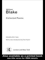 Cover of: Collected Poems by William Blake