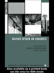 Cover of: Sulfate Attack on Concrete by Jan Skalny, Jan Skalny