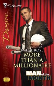 Cover of: More Than a Millionaire