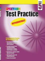Cover of: Spectrum Test Practice, Grade 5 by School Specialty Publishing, School Specialty Publishing