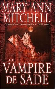 Cover of: The vampire De Sade