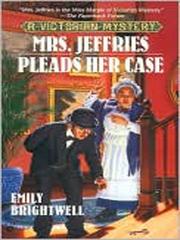 Cover of: Mrs. Jeffries Pleads Her Case