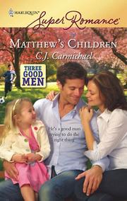Cover of: Matthew's Children by C. J. Carmichael