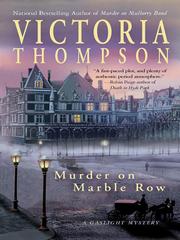 Cover of: Murder on Marble Row by Victoria Thompson