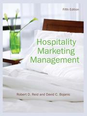 Cover of: Hospitality Marketing Management by Robert D. Reid