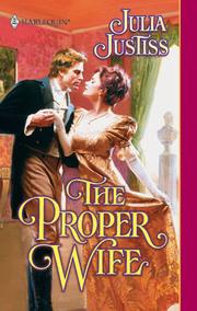 Cover of: The Proper Wife by Justiss