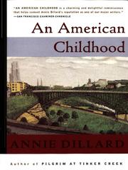 Cover of: American Childhood by Annie Dillard