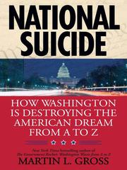 Cover of: National Suicide by Martin L. Gross, Martin L. Gross