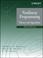 Cover of: Nonlinear Programming