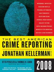 Cover of: The Best American Crime Reporting 2008 by Jonathan Kellerman