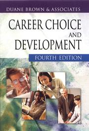 Cover of: Career Choice and Development by Duane Brown