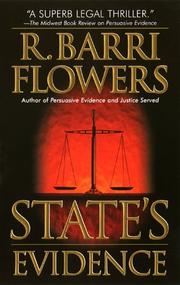 Cover of: State's Evidence by R. Barri Flowers
