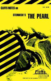 Cover of: CliffsNotes on Steinbeck's The Pearl by Eva Fitzwater