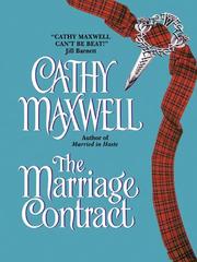 Cover of: The Marriage Contract by Cathy Maxwell