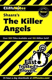 Cover of: CliffsNotes on Shaara's The Killer Angels