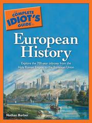 Cover of: The Complete Idiot's Guide to European History