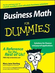 Cover of: Business Math For Dummies