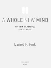 Cover of: A Whole New Mind by Daniel H. Pink