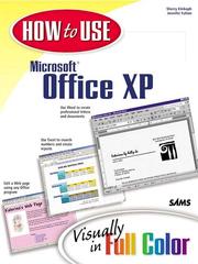 Cover of: How to Use Microsoft Office XP by Sherry Kinkoph, Sherry Kinkoph