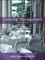 Cover of: Catering Management by Nancy Loman Scanlon, Nancy Loman Scanlon