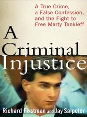 Cover of: A Criminal Injustice by Richard Firstman, Richard Firstman