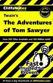 Cover of: CliffsNotes on Twain's The Adventures of Tom Sawyer by James Lamar Roberts