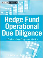 Hedge fund operational due diligence