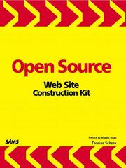 Cover of: Open Source Web Site Construction Kit | Thomas Schenk