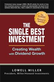 Cover of: The Single Best Investment by Lowell Miller
