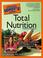 Cover of: The Complete Idiot's Guide to Total Nutrition