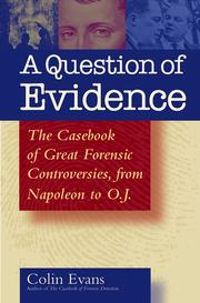 Cover of: A Question of Evidence | Colin Evans