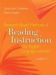 Cover of: Research-Based Methods of Reading Instruction for English Language Learners, Grades K-4 by Sharon Vaughn, Sharon Vaughn