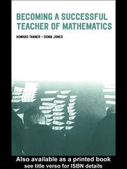 Cover of: Becoming a Successful Teacher of Mathematics