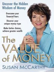 Cover of The value of money by Susan McCarthy