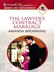 Cover of: The Lawyer's Contract Marriage by Amanda Browning