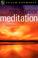 Cover of: Meditation