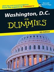 Cover of: Washington, D.C. For Dummies by Tom Price