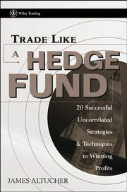 Cover of: Trade Like a Hedge Fund