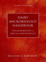 Cover of: Dairy Microbiology Handbook by Richard K. Robinson