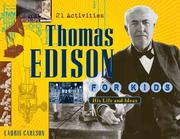 Cover of: Thomas Edison for Kids by Laurie M. Carlson