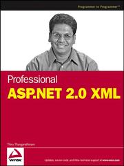 Cover of: Professional ASP.NET 2.0 XML