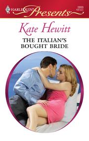 Cover of: The Italian's Bought Bride