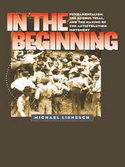 Cover of: In the Beginning by Michael Lienesch, Michael Lienesch