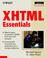 Cover of: XHTML Essentials