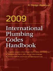 2009 International Plumbing Codes handbook by R. Dodge Woodson