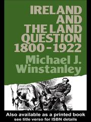 Cover of: Ireland and the Land Question 1800-1922