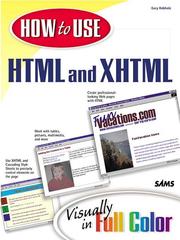 Cover of: How to Use HTML & XHTML by Gary Rebholz
