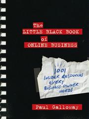 Cover of: The Little Black Book of Online Business by Paul Galloway, Paul Galloway